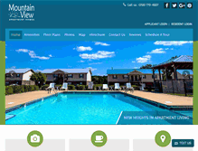 Tablet Screenshot of liveatmountainview.com